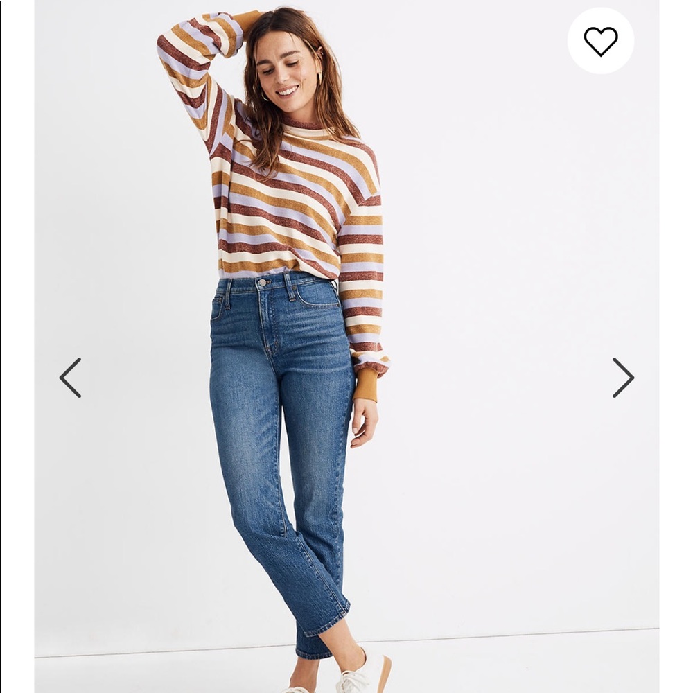 Madewell classic straight jeans in Coldbrook wash